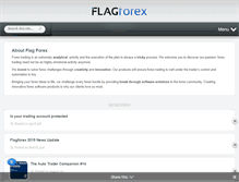 Tablet Screenshot of flagforex.com